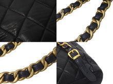 Load image into Gallery viewer, CHANEL シャネル リュック デイパック マトラッセ ラムスキン ココマーク 3番台 1995年 ブラック ゴールド金具 美品 中古 61001