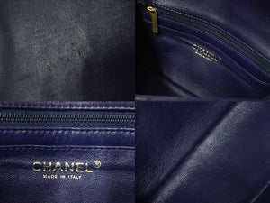 CHANEL シャネル ショルダーバッグ マトラッセチェーンショルダー カーフスキン マルチカラー 21番台 ゴールド金具 美品 中古 61002