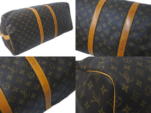 LOUIS VUITTON ルイ ヴィトン ボストンバッグ キーポル バンドリエール 55 モノグラムキャンバス M41414 ブラウン 美品 中古 61007