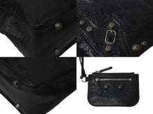 Load image into Gallery viewer, 極美品 BALENCIAGA バレンシアガ ショルダーバッグ LE CAGOLE ルカゴール ミディアム 719093210KR1000 ブラック 中古 61009