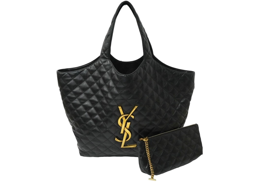 極美品 YVES SAINT LAURENT イヴ サンローラン トートバッグ イカール