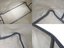 画像をギャラリービューアに読み込む, GOYARD ゴヤール サンルイPM トートバッグ ヘリンボーン ポーチ付き PVC グレー シルバー金具 良品 中古 61015