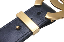 Load image into Gallery viewer, CHANEL シャネル ベルト ココマーク ブラック レザー サイズ65/26 96A刻印 ゴールド金具 美品 中古 61018