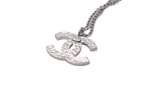 Load image into Gallery viewer, CHANEL シャネル ネックレス チョーカー ココマーク 04 P フランス製 オレンジ シルバー 美品 中古 61020