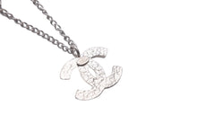 Load image into Gallery viewer, CHANEL シャネル ネックレス チョーカー ココマーク 04 P フランス製 オレンジ シルバー 美品 中古 61020