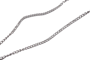 CHANEL シャネル ネックレス チョーカー ココマーク 04 P フランス製 オレンジ シルバー 美品 中古 61020
