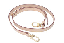 画像をギャラリービューアに読み込む, 新品同様品 LOUIS VUITTON ルイヴィトン ショルダーストラップ ベージュ ヌメ革 ゴールド金具 中古 61022