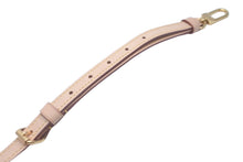 画像をギャラリービューアに読み込む, 新品同様品 LOUIS VUITTON ルイヴィトン ショルダーストラップ ベージュ ヌメ革 ゴールド金具 中古 61022