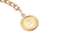 Load image into Gallery viewer, CHANEL シャネル チェーンベルト GP ココマーク ロゴ コイン レディース ゴールド金具 美品 中古 61024