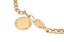 Load image into Gallery viewer, CHANEL シャネル チェーンベルト GP ココマーク ロゴ コイン レディース ゴールド金具 美品 中古 61024