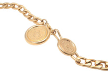 Load image into Gallery viewer, CHANEL シャネル チェーンベルト GP ココマーク ロゴ コイン レディース ゴールド金具 美品 中古 61024