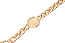 Load image into Gallery viewer, CHANEL シャネル チェーンベルト GP ココマーク ロゴ コイン レディース ゴールド金具 美品 中古 61024