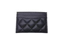 Load image into Gallery viewer, 新品同様 CHANEL シャネル マトラッセ カードケース キャビアスキン ブラック ランダム番台 小物 ロゴ ココマーク 中古 61026
