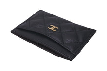 Load image into Gallery viewer, 新品同様 CHANEL シャネル マトラッセ カードケース キャビアスキン ブラック ランダム番台 小物 ロゴ ココマーク 中古 61026