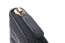 Load image into Gallery viewer, CHANEL シャネル コインケース ボーイシャネル A80602 31番台 キャビアスキン ブラック ゴールド金具 美品 中古 61032