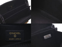 Load image into Gallery viewer, CHANEL シャネル コインケース ボーイシャネル A80602 31番台 キャビアスキン ブラック ゴールド金具 美品 中古 61032