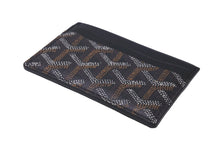 Load image into Gallery viewer, 極美品 GOYARD ゴヤール カードケース サン シュルピス ヘリンボーン ブラック ブラウン 中古 61052