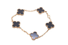 Load image into Gallery viewer, 新品未使用 Van Cleef &amp; Arpels ヴァンクリーフ＆アーペル ブレスレット ヴィンテージアルハンブラ VCARA41300 18K YG オニキス