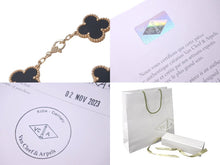 Load image into Gallery viewer, 新品未使用 Van Cleef &amp; Arpels ヴァンクリーフ＆アーペル ブレスレット ヴィンテージアルハンブラ VCARA41300 18K YG オニキス