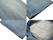 Load image into Gallery viewer, BALENCIAGA バレンシアガ ロゴ ウエストバンド デニムパンツ ジーンズ サイズXS コットン 671890 美品 中古 61069