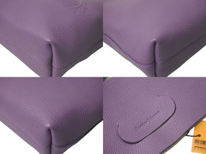 新品同様 TOD’S トッズ ハンドバッグ ショッピング トート ミニ Hender Schemeコラボ XBWHENO01L0QWQ9P7 パープル 中古 61072