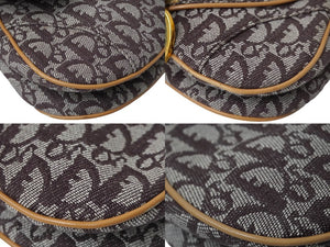 Christian Dior クリスチャンディオール ワンショルダーバッグ トロッター ダブルサドル ブラウン 07RU 0013 美品 中古 61082