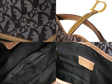 Load image into Gallery viewer, Christian Dior クリスチャンディオール ワンショルダーバッグ トロッター ダブルサドル ブラウン 07RU 0013 美品 中古 61082