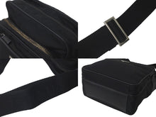 Load image into Gallery viewer, PRADA プラダ ショルダーバッグ 2VH029 トライアングルロゴ ナイロン サフィアーノレザー ブラック シルバー金具 良品 中古 61093
