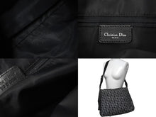 Load image into Gallery viewer, Christian Dior クリスチャンディオール ショルダーバッグ トロッター 02RU 1004 ブラック グレー シルバー金具 美品 中古 61106