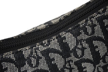 画像をギャラリービューアに読み込む, Christian Dior クリスチャンディオール ショルダーバッグ トロッター 02RU 1004 ブラック グレー シルバー金具 美品 中古 61107