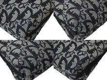 画像をギャラリービューアに読み込む, Christian Dior クリスチャンディオール ショルダーバッグ トロッター 02RU 1004 ブラック グレー シルバー金具 美品 中古 61107