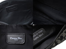 画像をギャラリービューアに読み込む, Christian Dior クリスチャンディオール ショルダーバッグ トロッター 02RU 1004 ブラック グレー シルバー金具 美品 中古 61107