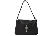 Load image into Gallery viewer, 新品同様品 CHROME HEARTS クロムハーツ ショルダーバッグ チキンナゲットスモール ダガー レザー シルバー925 ブラック 中古 61113