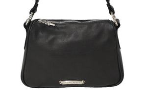 新品同様品 CHROME HEARTS クロムハーツ ショルダーバッグ チキンナゲットスモール ダガー レザー シルバー925 ブラック 中古 61113