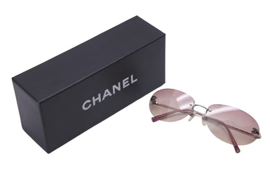 CHANEL シャネル サングラス ココマーク サイズ59□16 130 パープル グラデーション 4013 c.124/58 美品 中古 61131