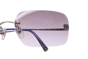 CHANEL シャネル サングラス ココマーク サイズ62□17 120 パープル系 グラデーション 4017 c.124/79 美品 中古 61133