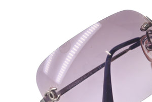 CHANEL シャネル サングラス ココマーク サイズ62□17 120 パープル系 グラデーション 4017 c.124/79 美品 中古 61133
