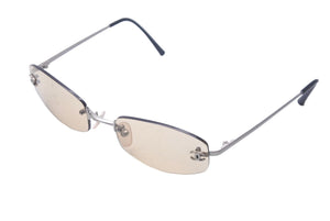 CHANEL シャネル サングラス ココマーク サイズ54□19 130 ブラウン シルバー プラスチック 4002 c.103/71 良品 中古 61137
