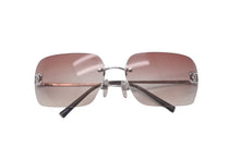 Load image into Gallery viewer, 極美品 CHANEL シャネル サングラス ココマーク ラインストーン サイズ62□17 120 ブラウン 4017-D c.124/89 中古 61140