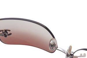 極美品 CHANEL シャネル サングラス ココマーク ラインストーン サイズ62□17 120 ブラウン 4017-D c.124/89 中古 61140