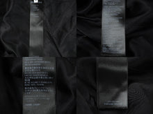 Load image into Gallery viewer, BALENCIAGA バレンシアガ 22AW レザーテーラードジャケット サイズ42 羊革 ブラック 袖ロゴ 721866 美品 中古 61151