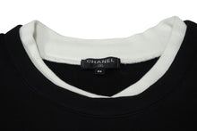 Load image into Gallery viewer, CHANEL シャネル 21SS タンクトップ ノースリーブ サイズ36 ココマーク プリント ブラック コットン P70679V62077 美品 中古 61162
