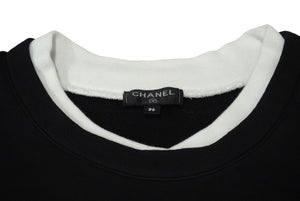 CHANEL シャネル 21SS タンクトップ ノースリーブ サイズ36 ココマーク プリント ブラック コットン P70679V62077 美品 中古 61162