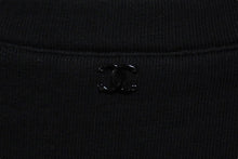 Load image into Gallery viewer, CHANEL シャネル 21SS タンクトップ ノースリーブ サイズ36 ココマーク プリント ブラック コットン P70679V62077 美品 中古 61162
