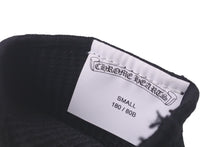 Load image into Gallery viewer, 新品同様品 CHROME HEARTS クロムハーツ CHプラスロゴチェックメイトワークグローブ ブラック ホワイト サイズS 中古 61173