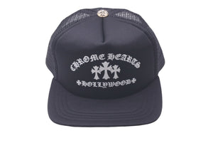 新品同様品 CHROME HEARTS クロムハーツ KING TACO キングタコ メッシュキャップ ブラック シルバー金具 ワンサイズ 中古 61179