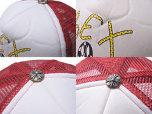Load image into Gallery viewer, Chrome Hearts クロムハーツ Matty boy マッティボーイ SEX records メッシュキャップ レッド ホワイト 中古 61181