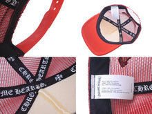 Load image into Gallery viewer, Chrome Hearts クロムハーツ Matty boy マッティボーイ SEX records メッシュキャップ レッド ホワイト 中古 61181