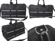 Load image into Gallery viewer, 極美品 LOUIS VUITTON ルイヴィトン ボストンバッグ キーポル バンドリエール45 藤原ヒロシ フラグメント ブラック M43413 中古 61193