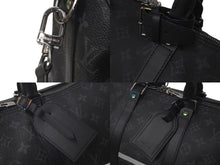 Load image into Gallery viewer, 極美品 LOUIS VUITTON ルイヴィトン ボストンバッグ キーポル バンドリエール45 藤原ヒロシ フラグメント ブラック M43413 中古 61193
